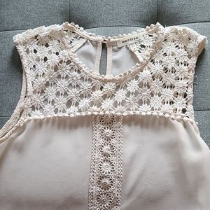 Beautiful ivory Monteau top